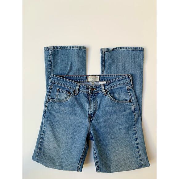 Vintage LEVI'S Low Rise Light Wash Cotton Bootcut Jean's Women's Size 10 Medium - Picture 4 of 10
